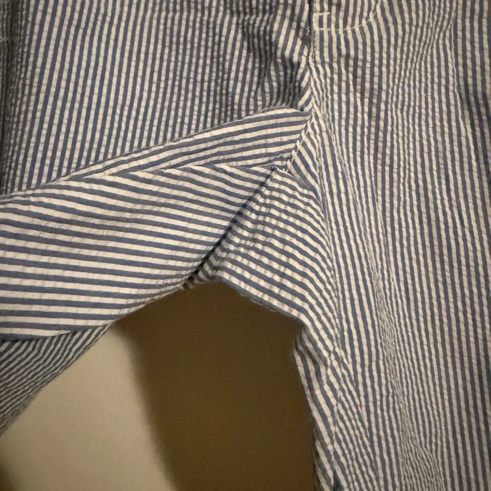 Vintage Polo Ralph Lauren Men's Tyler Seersucker Preppy Coastal Shorts 36